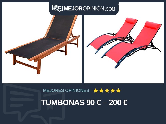 Tumbonas 90 € – 200 €