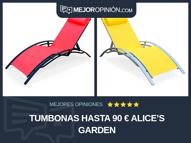 Tumbonas Hasta 90 € Alice's Garden