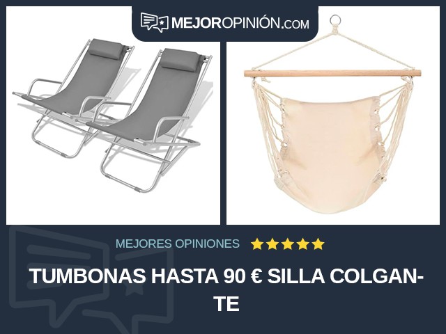 Tumbonas Hasta 90 € Silla colgante