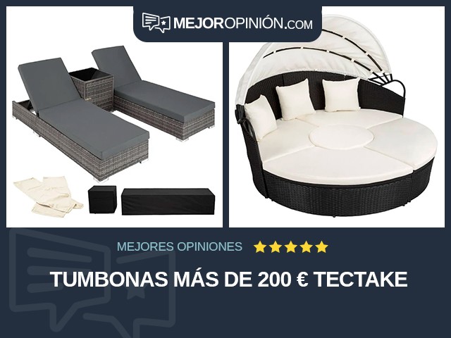 Tumbonas Más de 200 € TecTake