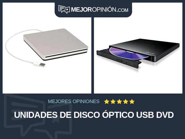Unidades de disco óptico USB DVD