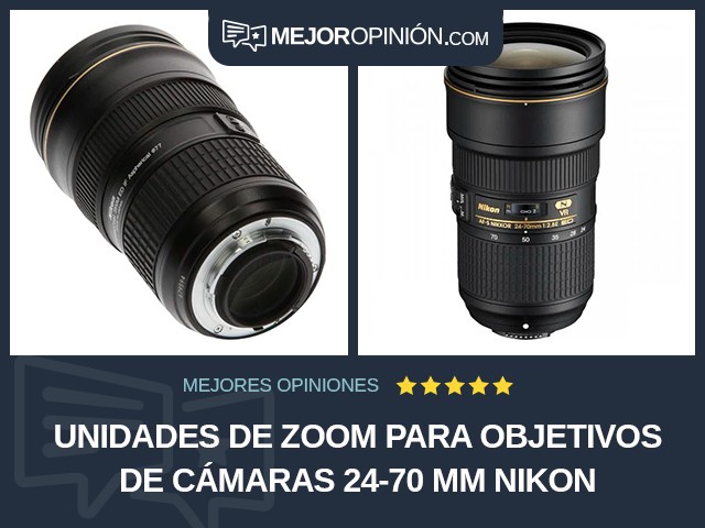 Unidades de zoom para objetivos de cámaras 24-70 mm Nikon