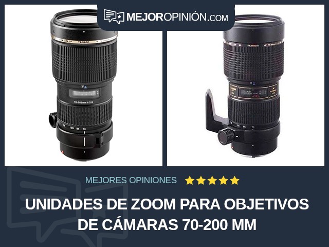 Unidades de zoom para objetivos de cámaras 70-200 mm