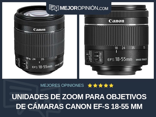 Unidades de zoom para objetivos de cámaras Canon EF-S 18-55 mm