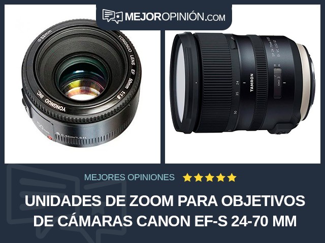 Unidades de zoom para objetivos de cámaras Canon EF-S 24-70 mm