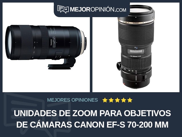 Unidades de zoom para objetivos de cámaras Canon EF-S 70-200 mm