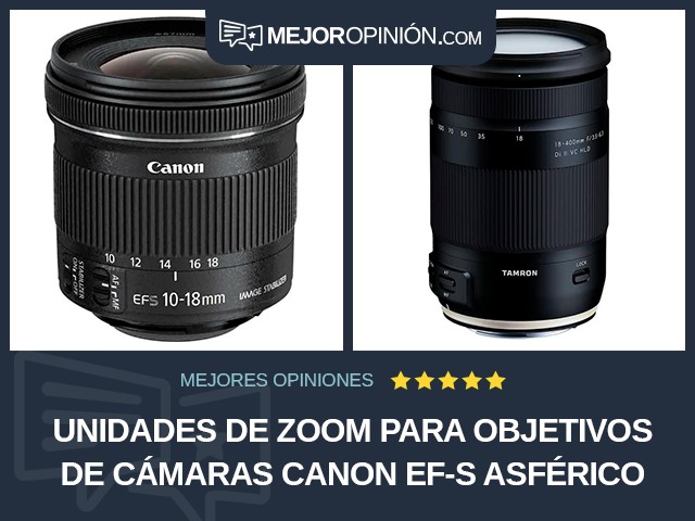 Unidades de zoom para objetivos de cámaras Canon EF-S Asférico