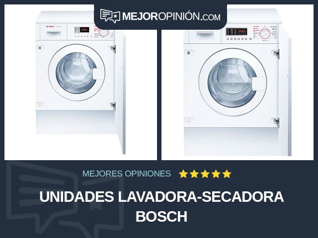 Unidades lavadora-secadora Bosch
