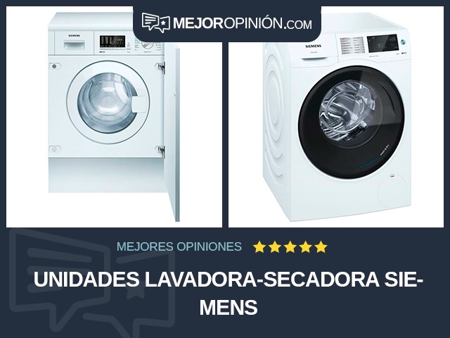 Unidades lavadora-secadora Siemens