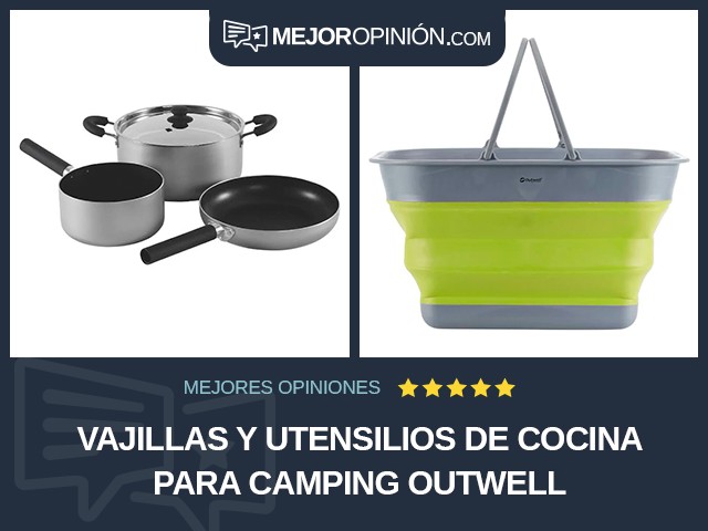 Vajillas y utensilios de cocina para camping Outwell
