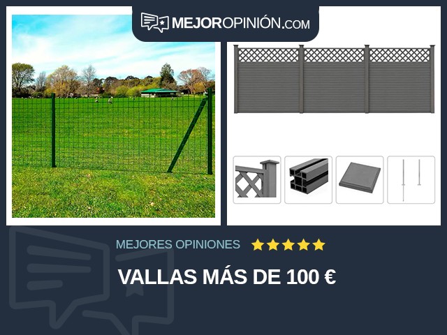 Vallas Más de 100 €