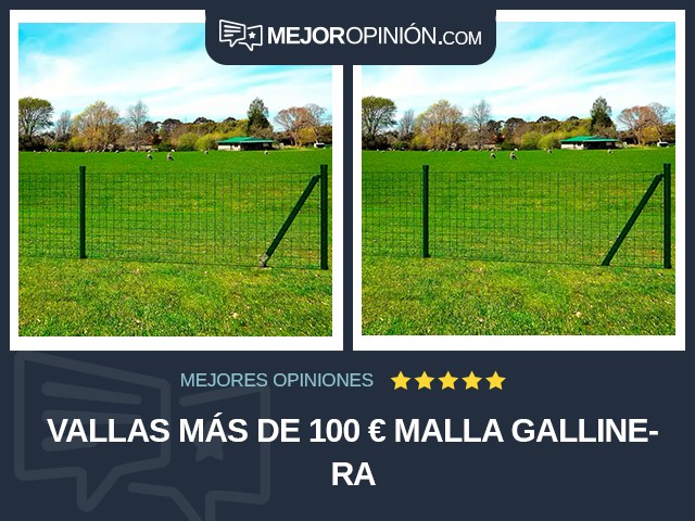 Vallas Más de 100 € Malla gallinera