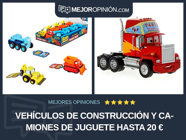 Vehículos de construcción y camiones de juguete Hasta 20 € Mattel