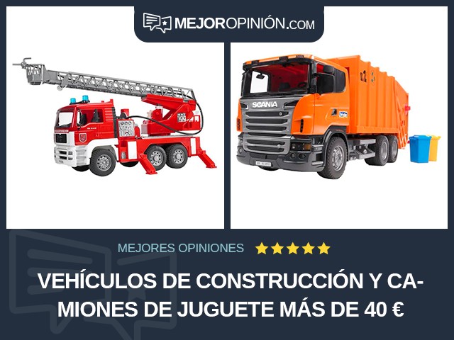 Vehículos de construcción y camiones de juguete Más de 40 € Bruder