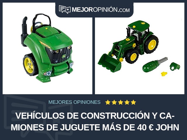 Vehículos de construcción y camiones de juguete Más de 40 € John Deere