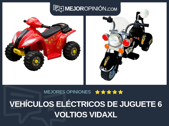Vehículos eléctricos de juguete 6 voltios vidaXL
