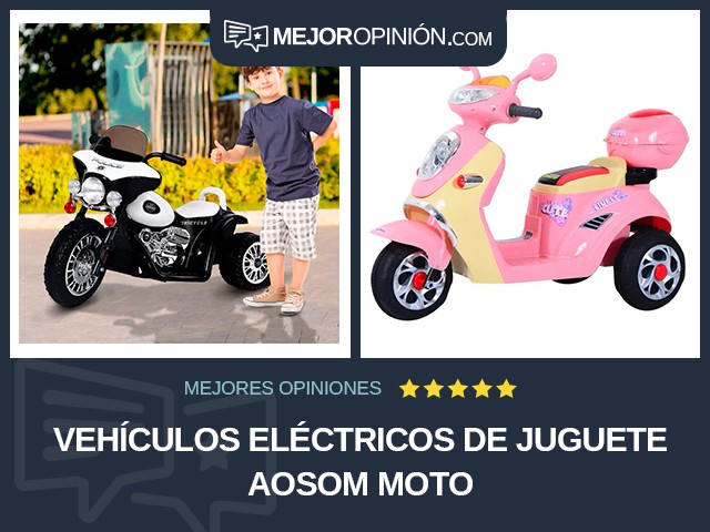 Vehículos eléctricos de juguete Aosom Moto