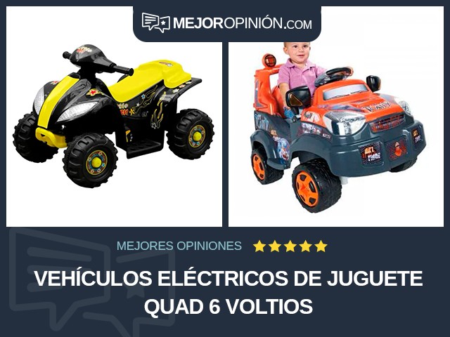 Vehículos eléctricos de juguete Quad 6 voltios