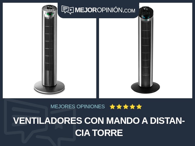 Ventiladores Con mando a distancia Torre