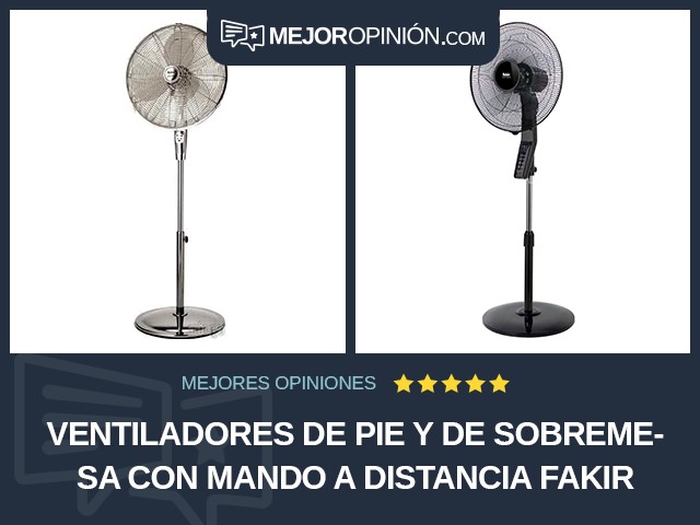 Ventiladores de pie y de sobremesa Con mando a distancia Fakir