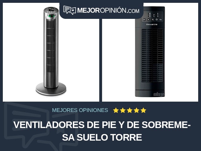 Ventiladores de pie y de sobremesa Suelo Torre