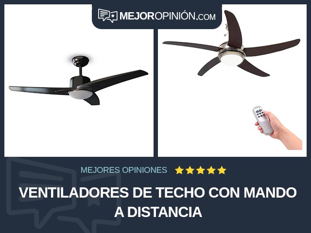 Ventiladores de techo Con mando a distancia