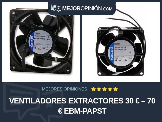 Ventiladores extractores 30 € – 70 € ebm-papst