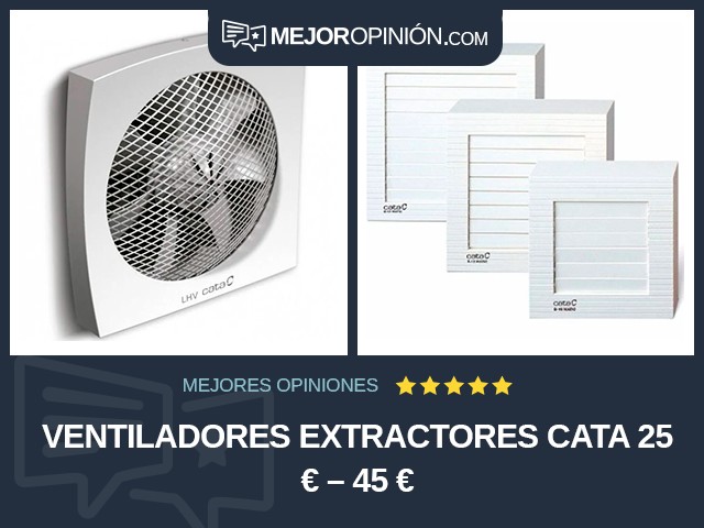 Ventiladores extractores Cata 25 € – 45 €