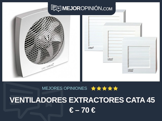 Ventiladores extractores Cata 45 € – 70 €