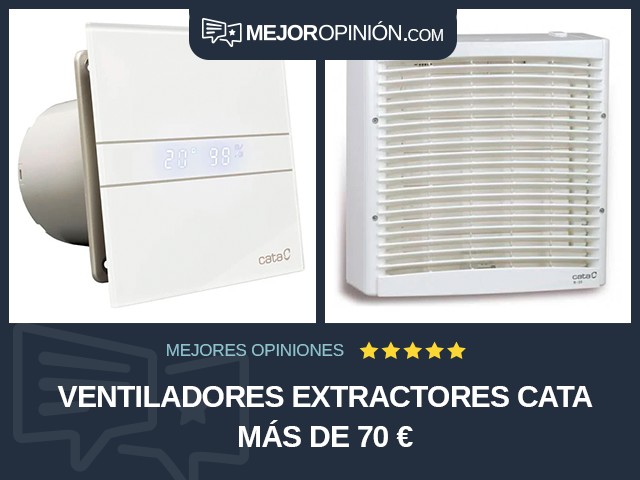 Ventiladores extractores Cata Más de 70 €