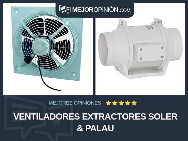 Ventiladores extractores Soler & Palau