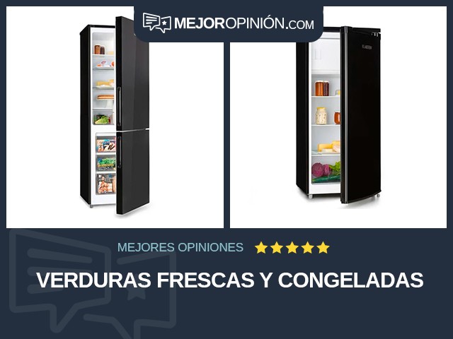 Verduras frescas y congeladas