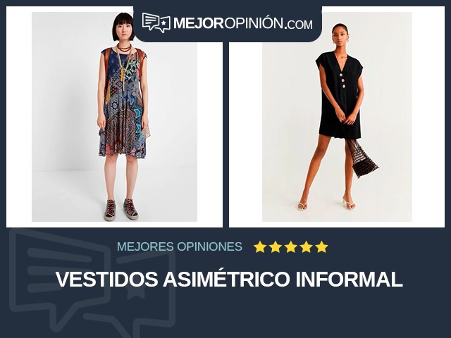 Vestidos Asimétrico Informal