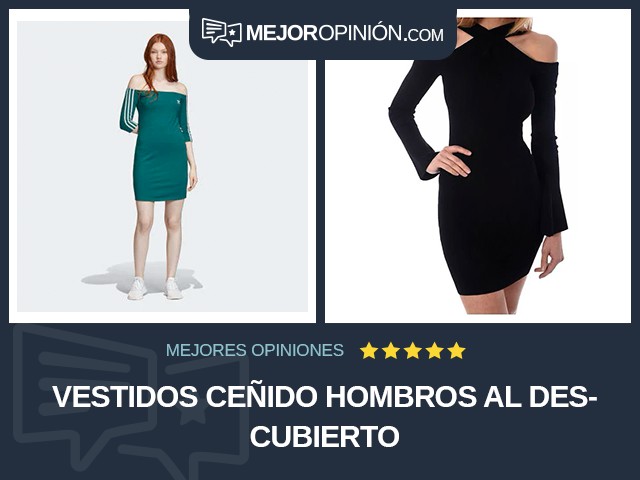 Vestidos Ceñido Hombros al descubierto