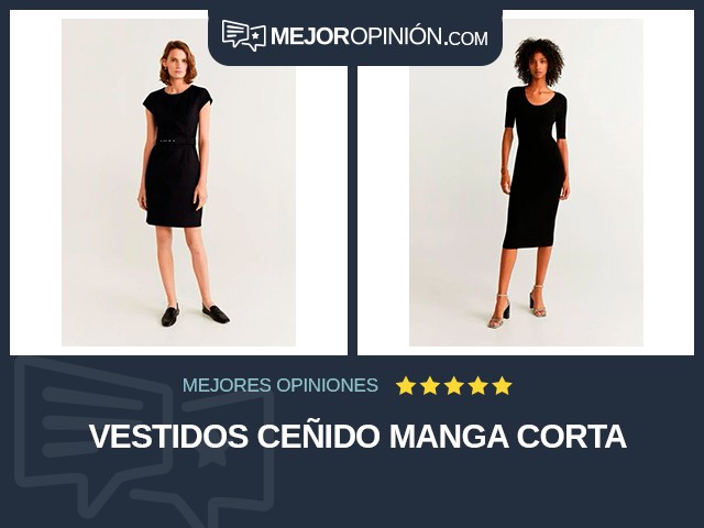 Vestidos Ceñido Manga corta