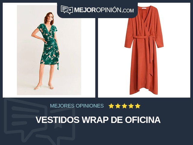 Vestidos Wrap De oficina