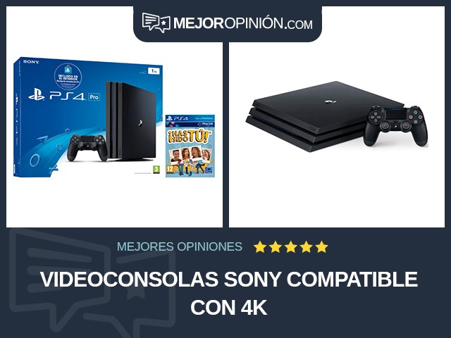 Videoconsolas Sony Compatible con 4K