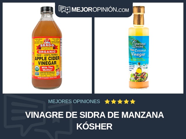 Vinagre De sidra de manzana Kósher