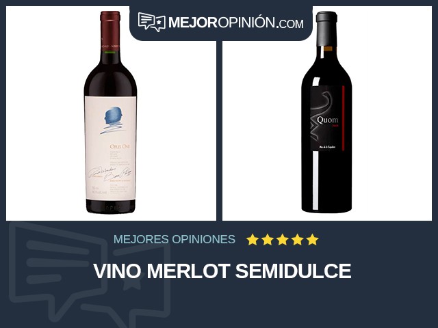 Vino Merlot Semidulce