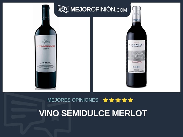 Vino Semidulce Merlot