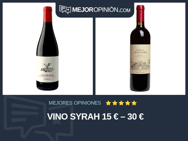 Vino Syrah 15 € – 30 €