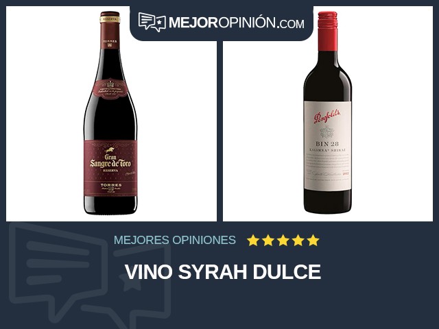 Vino Syrah Dulce