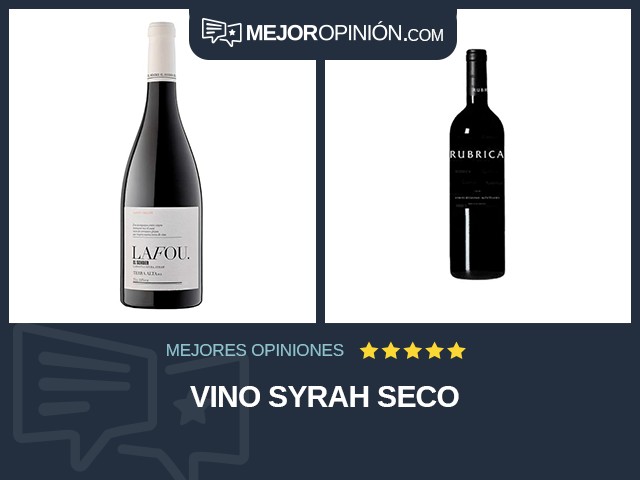 Vino Syrah Seco