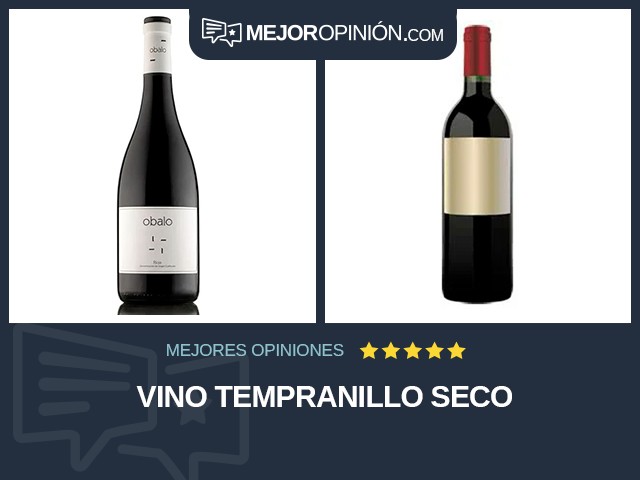 Vino Tempranillo Seco