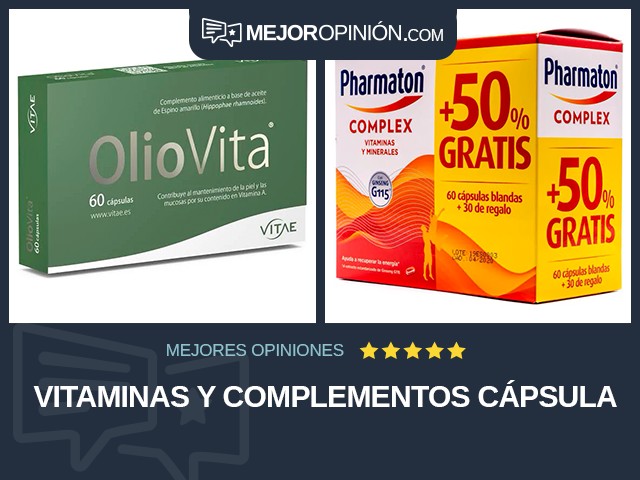 Vitaminas y complementos Cápsula