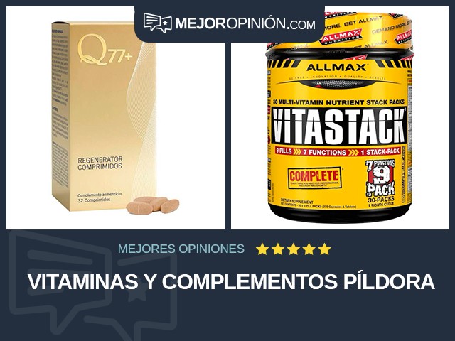 Vitaminas y complementos Píldora