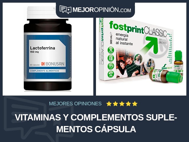 Vitaminas y complementos Suplementos Cápsula