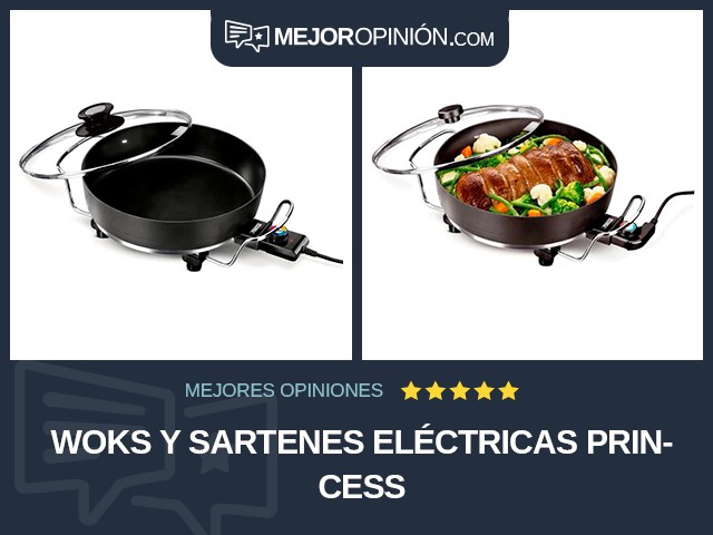 Woks y sartenes eléctricas Princess