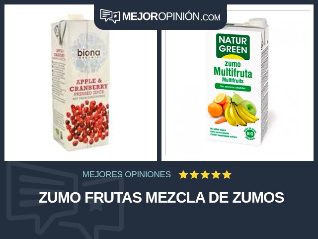 Zumo Frutas Mezcla de zumos