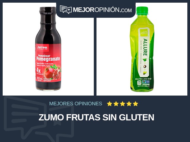 Zumo Frutas Sin gluten